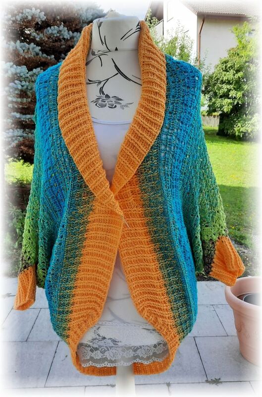 Häkelanleitung Seelenwärmer Arielle alle Größen - Bild 9