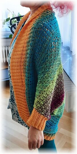 Häkelanleitung Seelenwärmer Arielle alle Größen