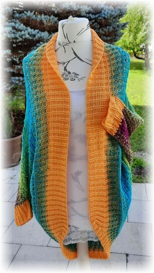 Häkelanleitung Seelenwärmer Arielle alle Größen