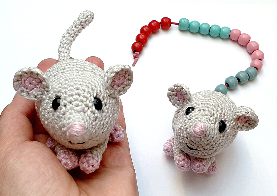 Häkelanleitung Maus oder Rechenmaus Tapsy - Bild 2