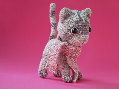 Cleo the Christmas Cat PDF Crochet Pattern