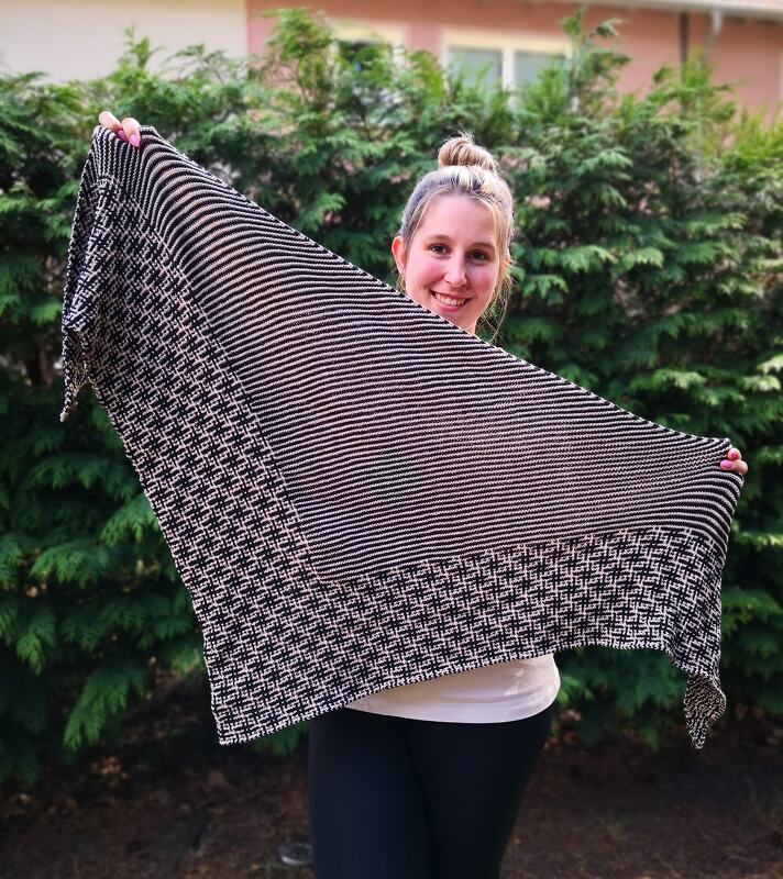 Debbie - gestricktes Tuch Modell A