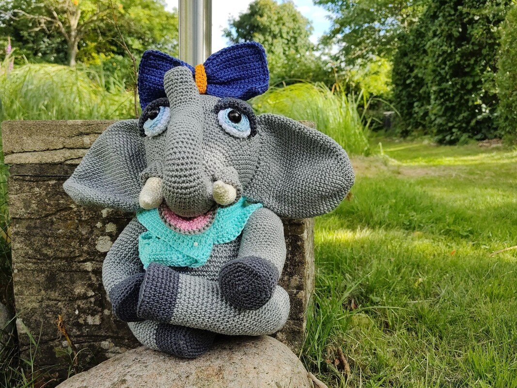 Elefant im Yogasitz, Häkelanleitung - Bild 2