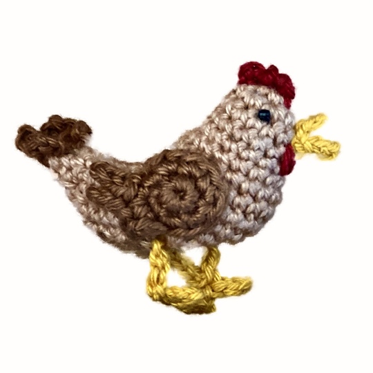 Häkelanleitung Huhn Berti