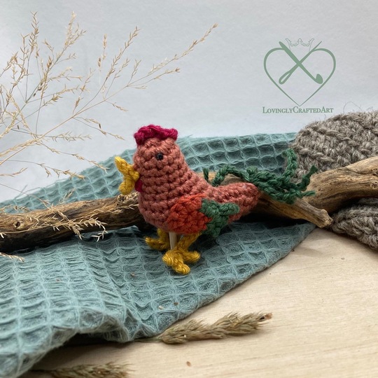 Häkelanleitung Hühnerfamilie