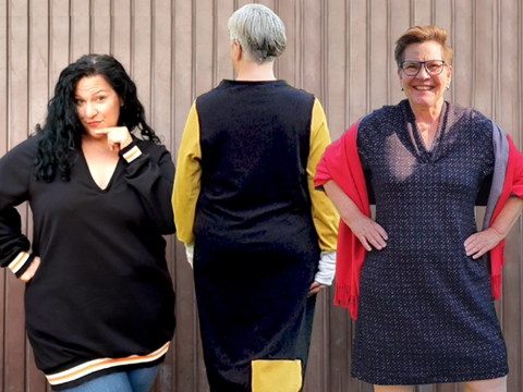 Boerlinerin "PULLOVERKLEID" GR. 38 - 60 | BU 110-150