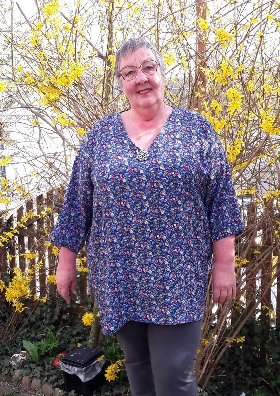 Bluse Petunika GR. 40 - 58 | BU 108-155 CM | FÜR Webware