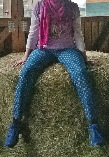 Highwaist HOSE Gr.42-56 | HU 112-141CM | FÜR Webware