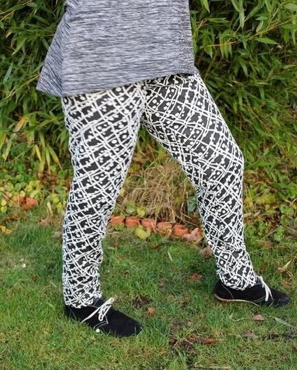 Highwaist HOSE Gr.42-56 | HU 112-141CM | FÜR Webware