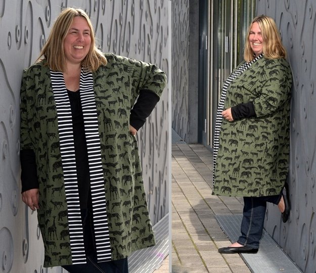 CARDIGAN-MANTEL GR. 42-60
