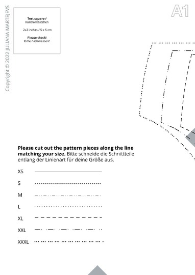 Sewing pattern mini dress with cowl neck XS-XXXL easy with video tutorial