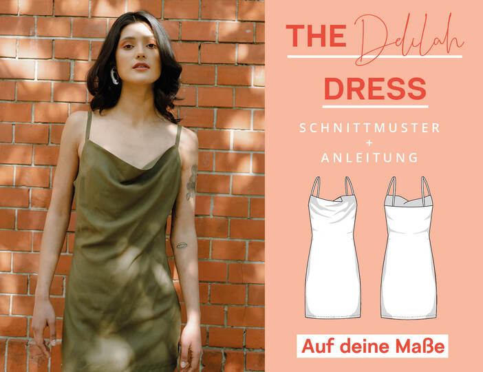 Schnittmuster nach Maß: Minikleid für Damen, einfach mit Video-Anleitung
