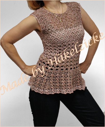 Anleitung Häkelkleid "Maureen" luftig leicht weit schwingend, S-XXL, RVO