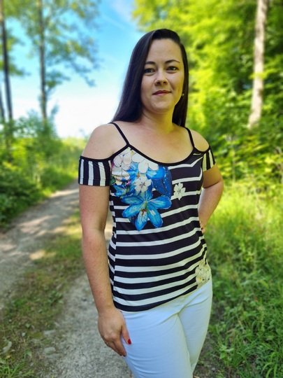 Schnittmuster Shirt und Kleid mit Spaghettiträgern und Volant Gr. 32 - 56