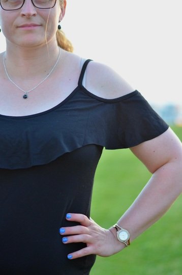 Schnittmuster Shirt und Kleid mit Spaghettiträgern und Volant Gr. 32 - 56