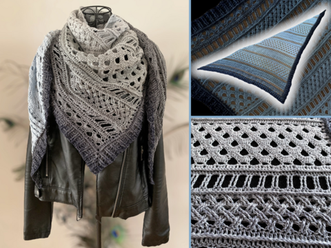 Häkelanleitung Dreieckstuch "Endeis"