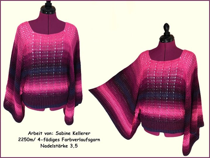 Häkelanleitung Poncho-Pulli "Lucy"