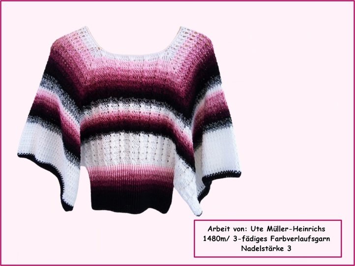 Häkelanleitung Poncho-Pulli "Lucy"
