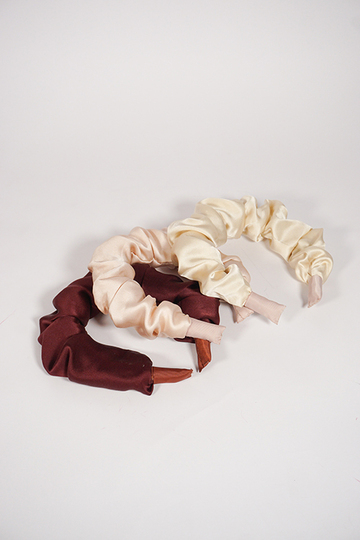 Sewing pattern scrunchie headband, easy for beginners with video tutorial