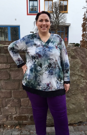 BASIC-PULLI 'V-NECK' GR. 44 - 58 | BU 103-141