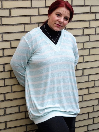 BASIC-PULLI 'V-NECK' GR. 44 - 58 | BU 103-141