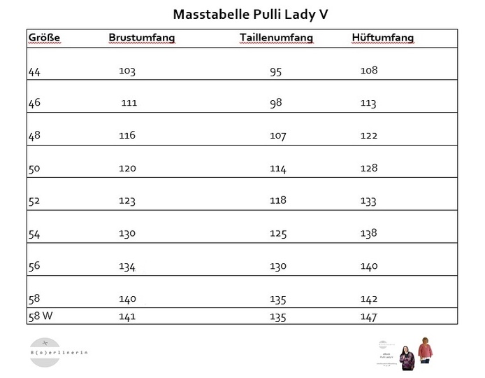 BASIC-PULLI 'V-NECK' GR. 44 - 58 | BU 103-141