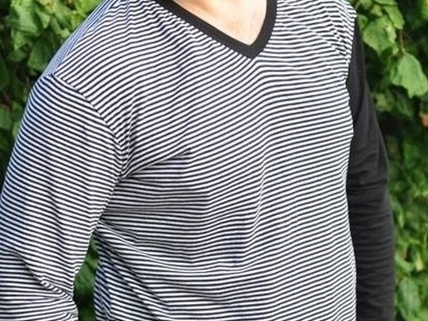 Basicpulli V-Neck-Micha GR. L - 4XL | BU 114-130