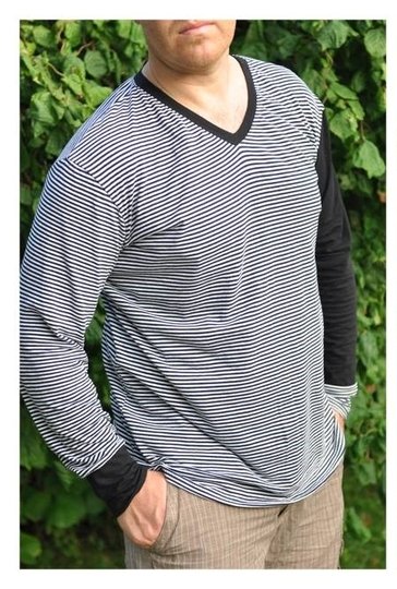 Basicpulli V-Neck-Micha GR. L - 4XL | BU 114-130