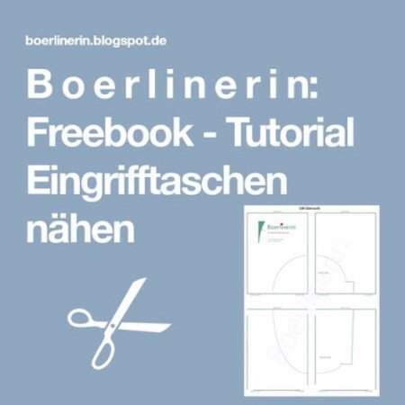Tutorial EINGRIFFTASCHEN/NAHTTASCHEN Nähen