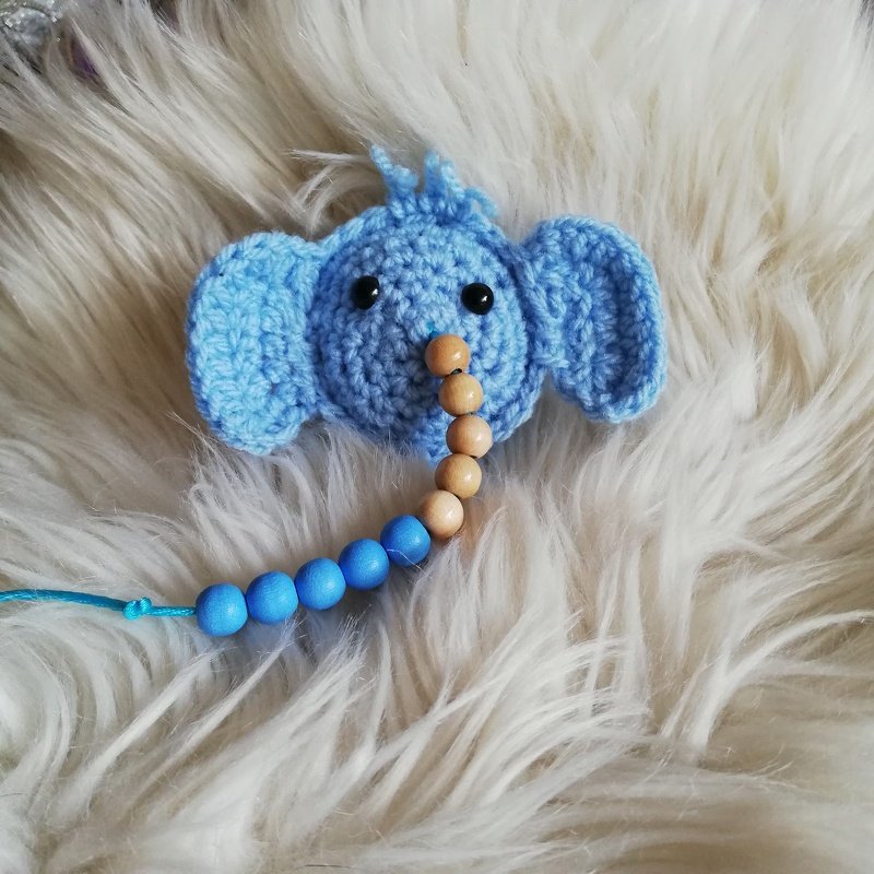 Häkelanleitung Rechenkette Elefant - Bild 3