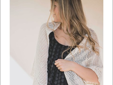 Strickanleitung Zartes Lace-Tuch