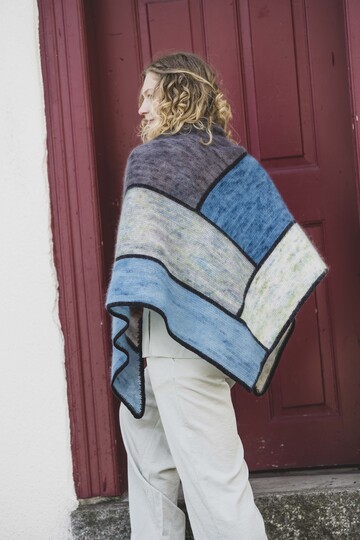 Tuch Strickanleitung  "Graphic" // leichtes Dreieckstuch