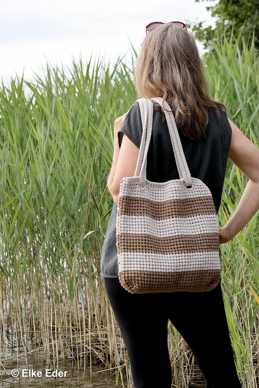 Shoulder Bag „Cappuccino“  - Crochet Pattern - Image 5
