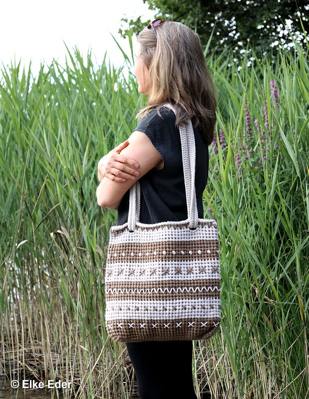 Shoulder Bag „Cappuccino“  - Crochet Pattern