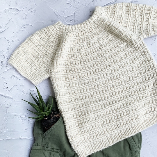 Strickanleitung Kinderpullover Marie Größe 74 - 98