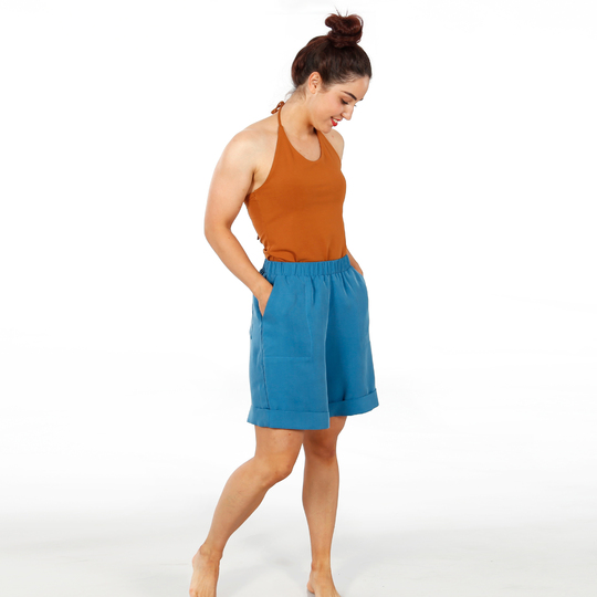 FRAU MARTE • Shorts mit Gummizugbund und Saumaufschlag, e-book