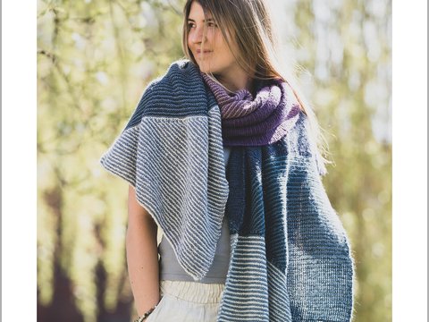 Strickanleitung Maxi Strick-Stola