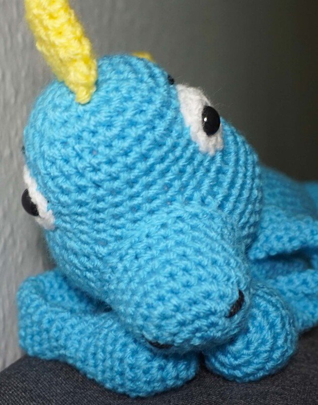 Crochet Pattern for the Dinosaur Yellblue! - Image 2