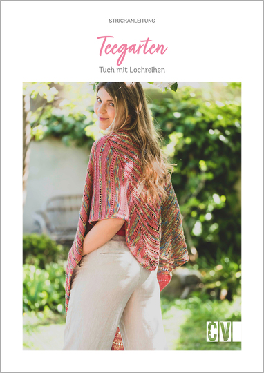 Strickanleitung Dreickecks-Tuch mit Lochreihen