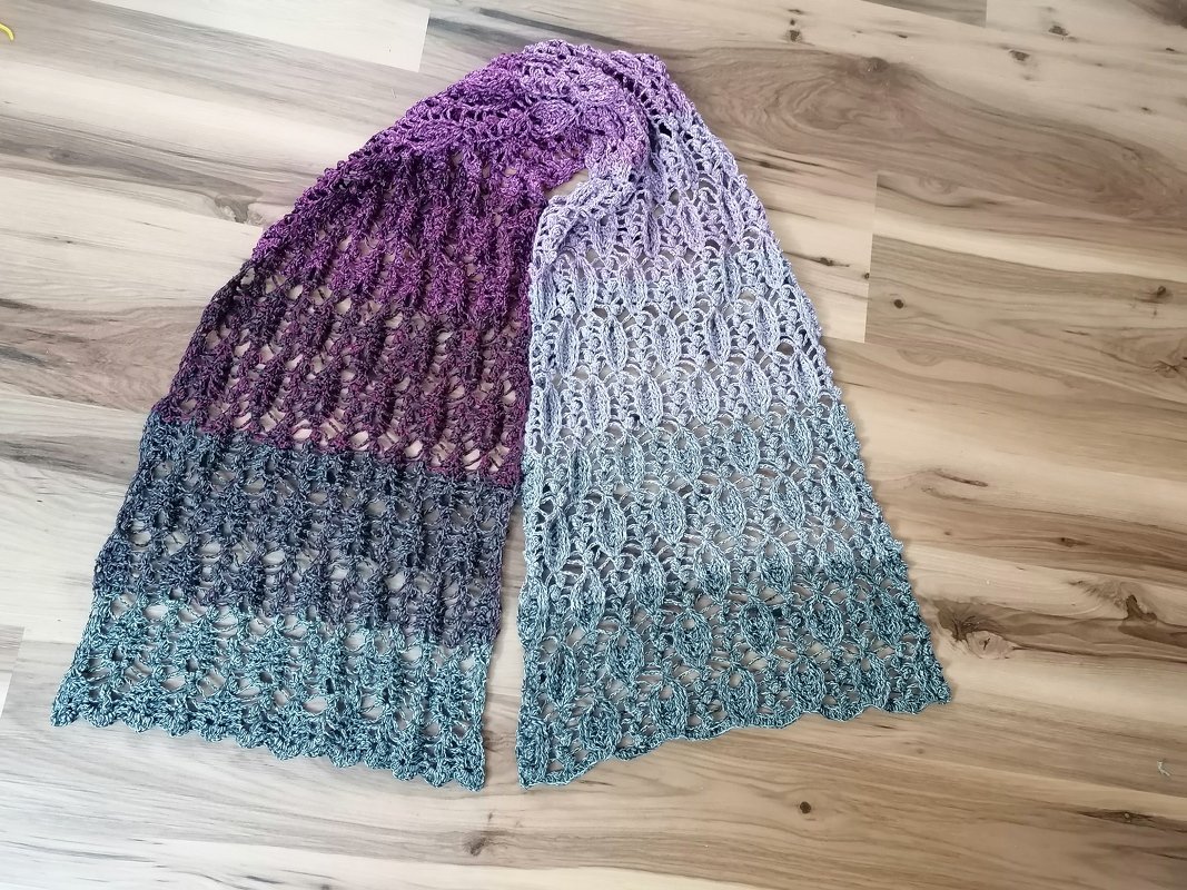 Scarf / Stole „Jorie BE“ – crochet pattern