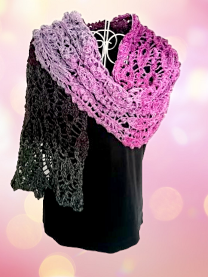 Scarf / Stole „Jorie BE“ – crochet pattern