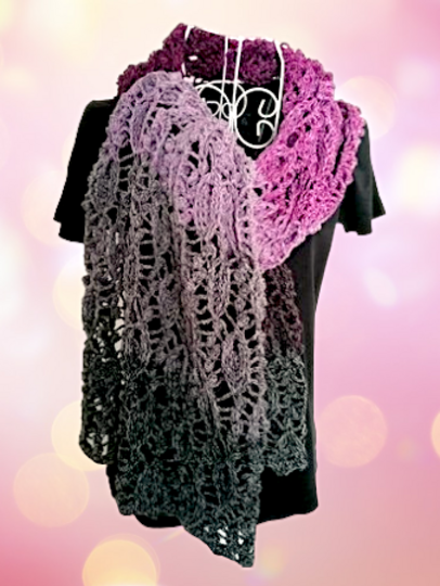 Scarf / Stole „Jorie BE“ – crochet pattern