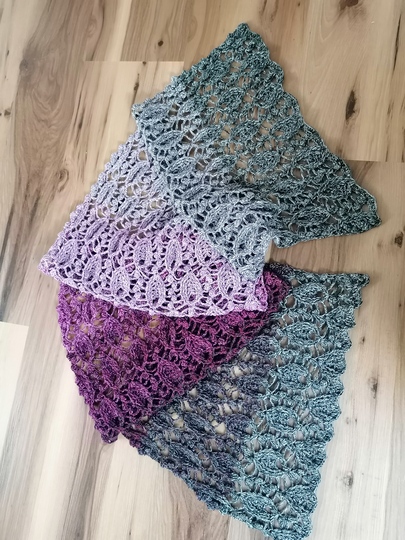 Scarf / Stole „Jorie BE“ – crochet pattern
