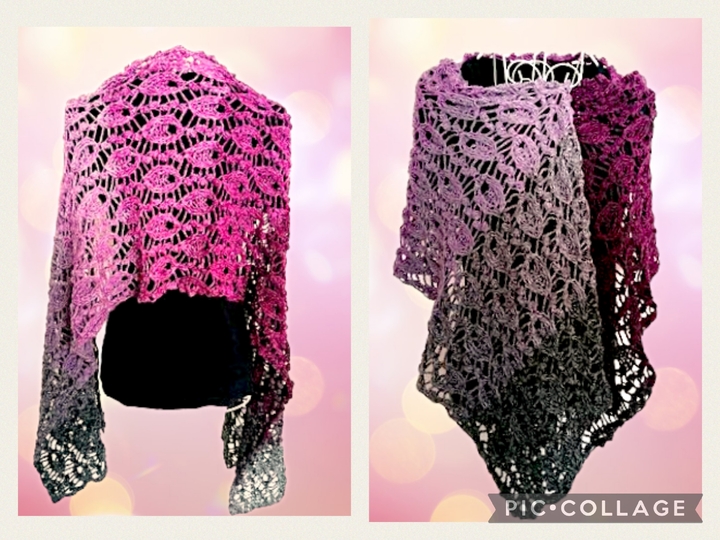 Scarf / Stole „Jorie BE“ – crochet pattern