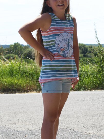 Sommertop SYLVIE Gr. 104 - 164 inkl. A0