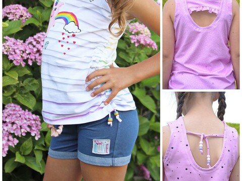 Sommertop SYLVIE Gr. 104 - 164 inkl. A0