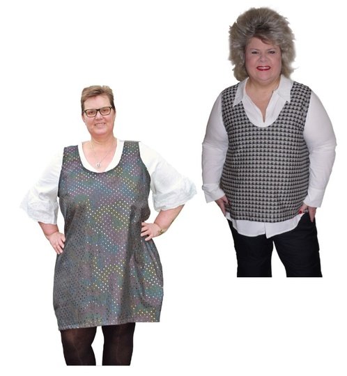 TOP / Tunika TYNA GR. 40-52 | BU 112-128 | FÜR Webware