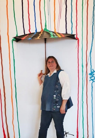 TOP / Tunika TYNA GR. 40-52 | BU 112-128 | FÜR Webware