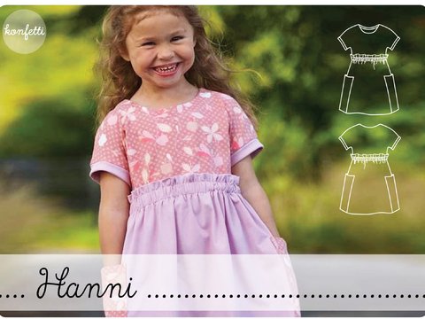 Hanni - Paperbag Kleid Gr. 86-164
