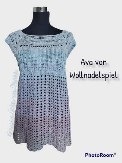 Ava - Tunika häkeln im RVO - in allen Damengrößen